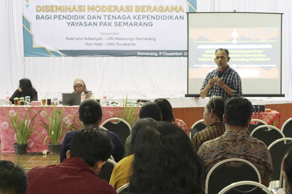 Yayasan P.A.K, Satu-Satunya Sekolah di Indonesia yang Mengadakan Diseminasi Moderasi Beragama Bagi Tenaga Pendidik dan Kependidikan